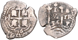 BOLIVIEN, Philipp IV., 1621-1665, Real 1656 P [E], Potosi. 3,07g.
f.ss
KM 13; C.-C.5365