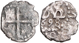 BOLIVIEN, Karl II., 1665-1700, 1/2 Real 1698, Potosi/Lima. 1,34g.
f.ss
KM 22; C.-C.6497f