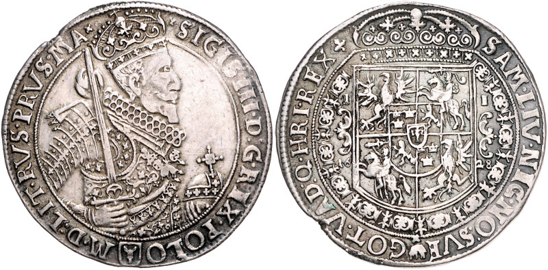 POLEN, Sigismund III., 1587-1632, Taler 1628 II, Bromberg. 28,73g.
Hsp., Sf., s...