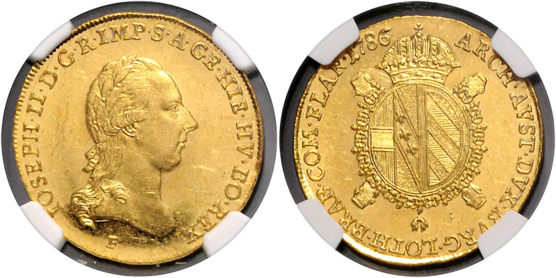 HAUS HABSBURG, Joseph II., 1765-1790, Souverain d'or 1786 F, Hall. 11,10g.
GOLD...