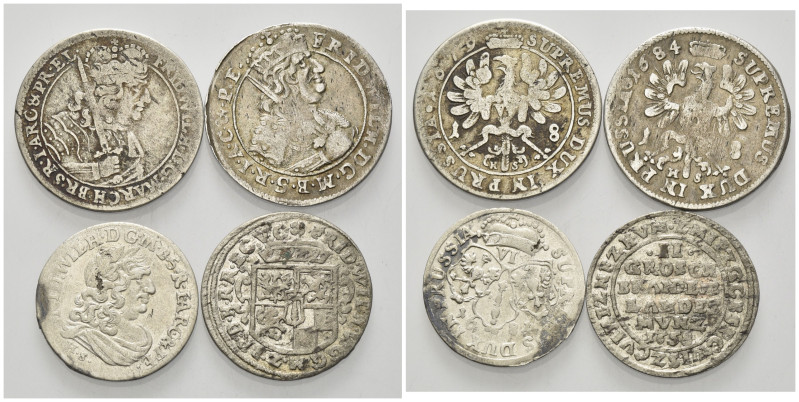 BRANDENBURG-PREUSSEN, Friedrich Wilhelm der Große Kurfürst, 1640-1688, 18 Grösch...