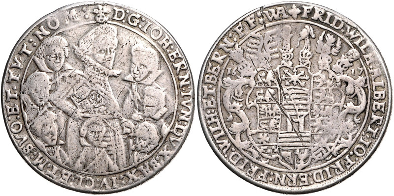 SACHSEN-MITTEL-WEIMAR, Johann Ernst und seine sieben Brüder, 1605-1619, Reichsta...