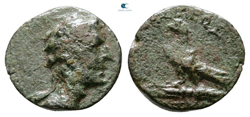 Kings of Thrace. Odrysian, Kotys VI 57-48 BC. 
Bronze Æ

12 mm, 1,27 g


...