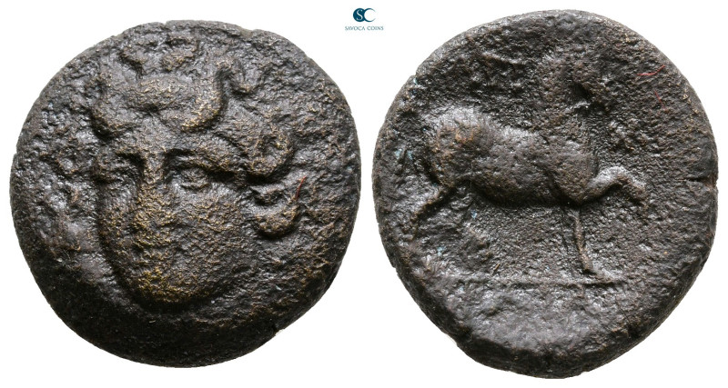 Thessaly. Larissa circa 400-300 BC. 
Bronze Æ

20 mm, 7,17 g



Fine