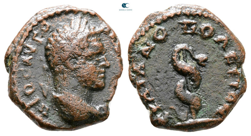 Thrace. Trajanopolis. Caracalla AD 198-217. 
Bronze Æ

16 mm, 2,55 g



V...