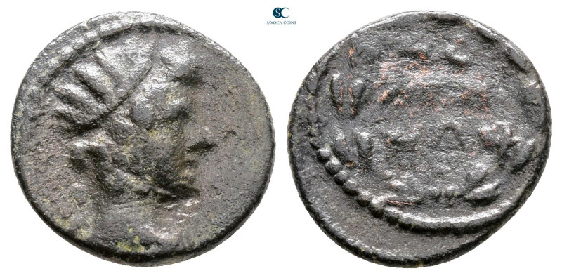 Phrygia. Peltai. Pseudo-autonomous issue AD 138-161. 
Bronze Æ

14 mm, 1,61 g...