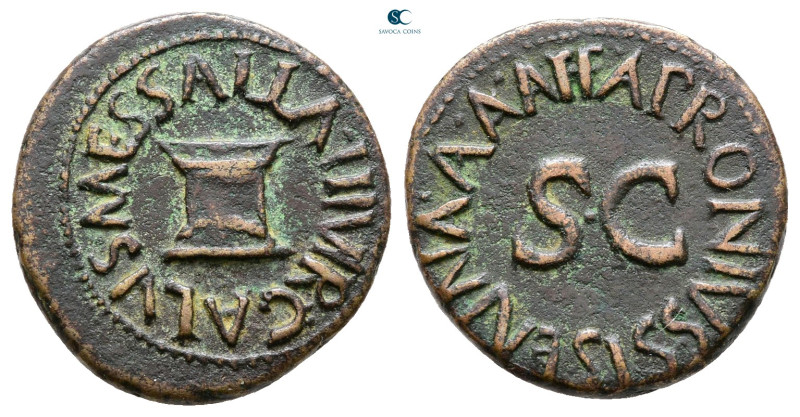 Augustus 27 BC-AD 14. by Apronius, Galus, Messalla and Sisenna. Rome
Quadrans Æ...