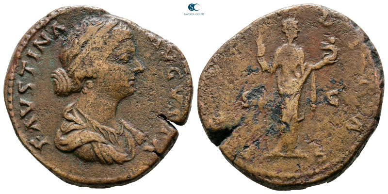 Faustina II AD 147-175. Rome
Sestertius Æ

31 mm, 22,79 g



Nearly Very ...