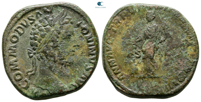 Commodus AD 180-192. Rome
Sestertius Æ

31 mm, 25,13 g



Good Fine