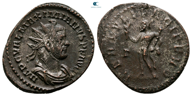 Maximianus Herculius AD 286-305. Lugdunum
Antoninianus Æ

24 mm, 3,95 g


...