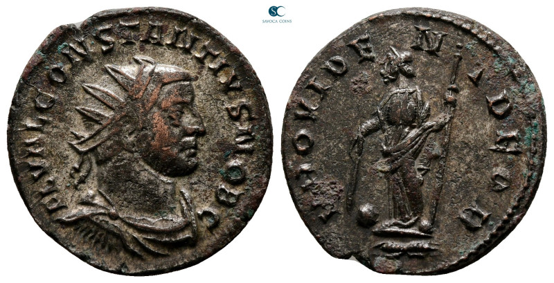 Constantius I Chlorus, as Caesar AD 293-305. Lugdunum
Antoninianus Æ silvered
...