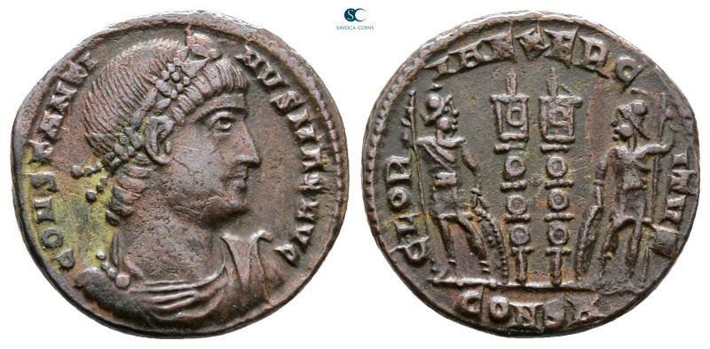 Constantine I the Great AD 306-337. Constantinople
Follis Æ

18 mm, 2,29 g
...