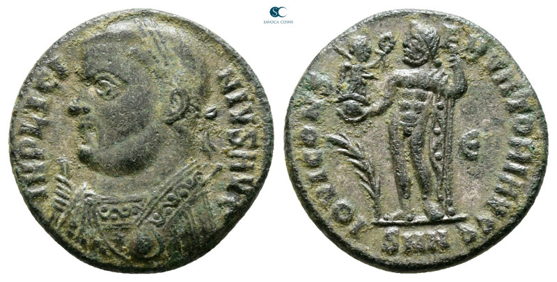 Licinius I AD 308-324. Nicomedia
Follis Æ

17 mm, 2 g



Very Fine