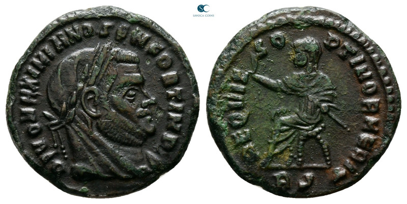 Divus Maximianus Herculius AD 310. Rome
Follis Æ

19 mm, 3,07 g



Very F...