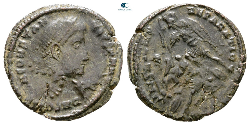 Constantius II AD 347-361. Uncertain mint
Follis Æ

18 mm, 1,97 g



Near...