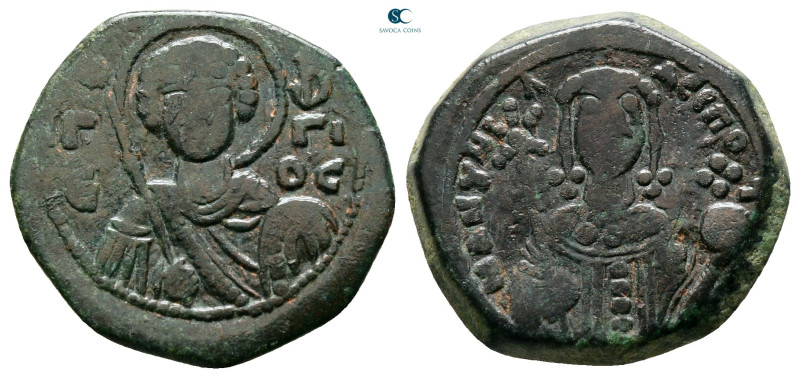 Manuel I Comnenus AD 1143-1180. Thessalonica
Tetarteron Æ

21 mm, 5,28 g

...