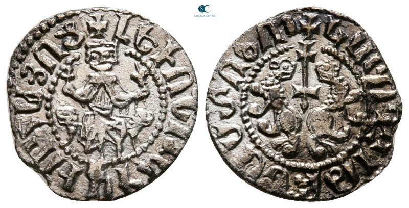 Cilician Armenia. Royal. Levon I AD 1198-1219. 
Half Tram AR

17 mm, 1,22 g
...