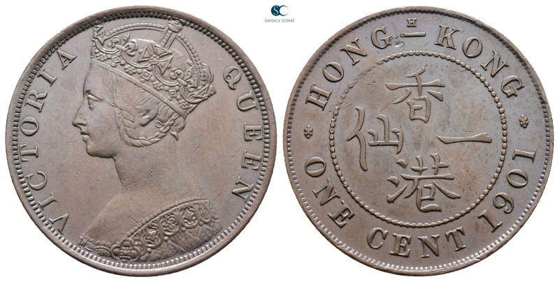 Hong Kong. Victoria AD 1837-1901. 
1 Cent CU 1901

28 mm, 7,33 g



Extre...