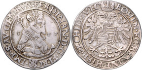 FERDINAND I (1526 - 1564)&nbsp;
1/2 Thaler, 1559, Kutná Hora, Lídl a Ludvík Karel, 13,94g, Hal 56&nbsp;

VF | VF