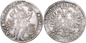 RUDOLF II (1576 - 1612)&nbsp;
1 Thaler, 1594, Praha, Erckerová, 28,66g, Hal 312&nbsp;

VF | VF