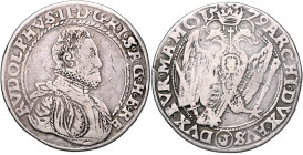 RUDOLF II (1576 - 1612)&nbsp;
1/2 Thaler, 1579, Jáchymov, Kádner, 13,87g, Hal 396a&nbsp;

VF | VF , drobné škrábance | small scratches
