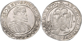 RUDOLF II (1576 - 1612)&nbsp;
1/2 Thaler, 1595, KB, 13,93g, Husz 1043&nbsp;

about UNC | about UNC