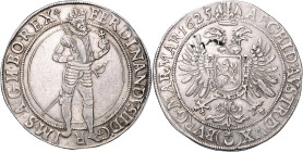 FERDINAND II (1617 - 1637)&nbsp;
1 Thaler mint error MAR MAR, 1625, Praha, Suttner, 28,73g, Hal 741&nbsp;

EF | EF