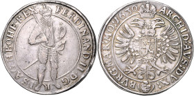 FERDINAND II (1617 - 1637)&nbsp;
1 Thaler, 1630, Praha, du Bois, 28,79g, Hal 746&nbsp;

VF | VF