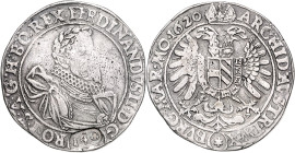 FERDINAND II (1617 - 1637)&nbsp;
140 Kreuzer, 1620, Kutná Hora, Hölzl, 28,46g, Hal 770&nbsp;

VF | VF