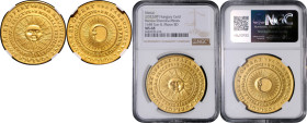FERDINAND III (1637 - 1657)&nbsp;
Gold medal (5 Ducats) "Sun and Moon" (restrike), 1648/2022, Au 999/1000, novoražba Maďarského národního muzea (MNM)...