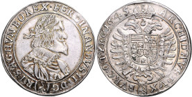 FERDINAND III (1637 - 1657)&nbsp;
1 Thaler, 1645, Wien, 28,38g, Her 377&nbsp;

EF | EF