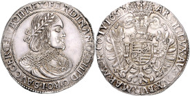 FERDINAND III (1637 - 1657)&nbsp;
1 Thaler, 1653, KB, 28,6g, Her 480&nbsp;

EF | EF