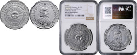 FERDINAND III (1637 - 1657)&nbsp;
Silver medal (1 Thaler) "Sun" (restrike), 1648/2022, Ag 999/1000, novoražba Maďarského národního muzea (MNM) z půvo...