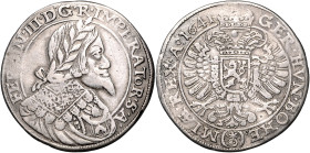 FERDINAND III (1637 - 1657)&nbsp;
1/2 Thaler, 1641, Praha, Wolker, 13,99g, Hal 1175&nbsp;

VF | VF