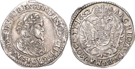 FERDINAND III (1637 - 1657)&nbsp;
1/4 Thaler, 1652, KB, 7,06g, Her 661&nbsp;

EF | EF