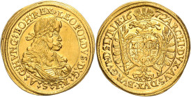 LEOPOLD I (1657 - 1705)&nbsp;
2 Ducats, 1672, Graz, 6,81g, Her 184&nbsp;

EF | about UNC , drobné rysky | light hairlines