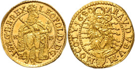 LEOPOLD I (1657 - 1705)&nbsp;
1 Ducat, 1680, KB, 3,5g, Her 346&nbsp;

UNC | UNC