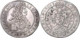 LEOPOLD I (1657 - 1705)&nbsp;
1 Thaler, 1702, G.E Praha, 28,19g, Hal 1394&nbsp;

about UNC | about UNC