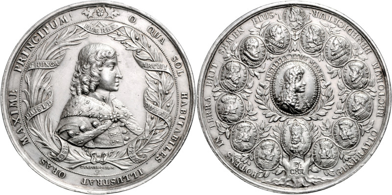 JOSEPH I (1705 - 1711)&nbsp;
Silver medal Coronation of Joseph I as the King of...