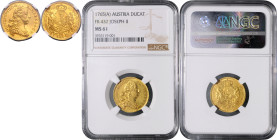 JOSEPH II (1765 - 1790)&nbsp;
1 Ducat "Königsdukat", 1765, Wien, Her 19&nbsp;

UNC | UNC , NGC MS 61