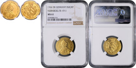 JOSEPH II (1765 - 1790)&nbsp;
1 Ducat, 1766, Norimberk, Fr 1911&nbsp;

UNC | UNC , NGC MS 61