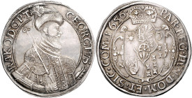 GEORG II RAKOCZI (1648 - 1660)&nbsp;
1 Thaler, 1656, NB, 29,05g, Dav 4751&nbsp;

EF | EF