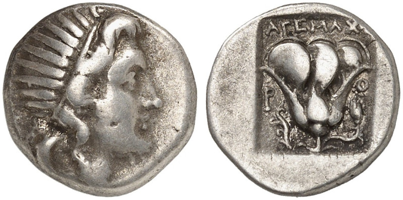 GRIECHISCHE MÜNZEN. KARISCHE INSELN. - Rhodos. 
Drachme, 188-170 v. Chr. Helios...