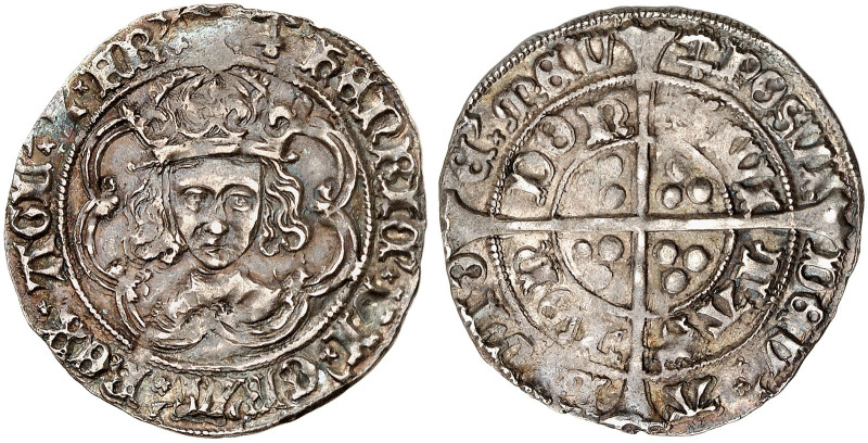 EUROPA. ENGLAND. Henry VII., 1485-1509. 
Groat o. J. (1499-1502), London, Mzz. ...