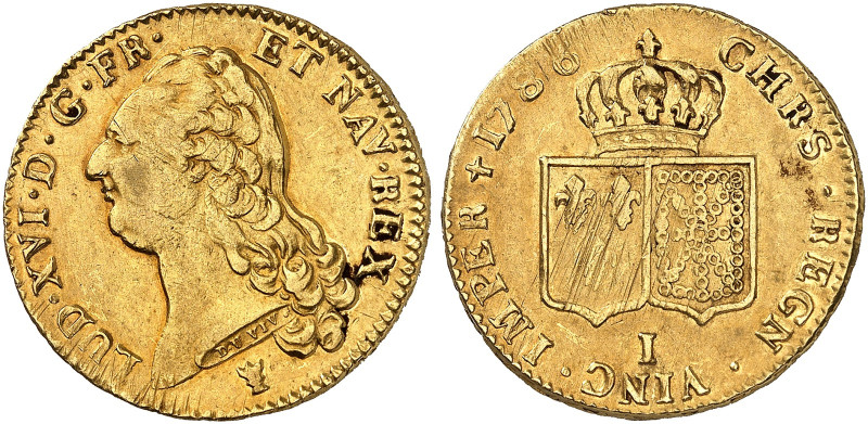 EUROPA. FRANKREICH. - Königreich. Louis XVI., 1774-1792. 
Doppelter Louis d'or ...