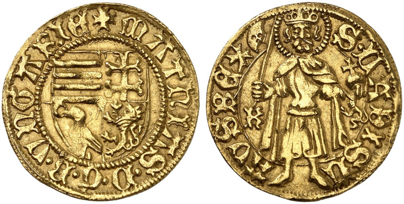 EUROPA. UNGARN. Matthias I. Corvinus, 1458-1490. 
Goldgulden o. J. (1461-1465),...