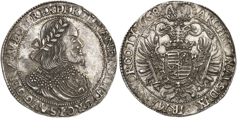 EUROPA. UNGARN. Ferdinand III., 1637-1657. 
Taler 1658, Kremnitz. Dav. 3198, Vo...