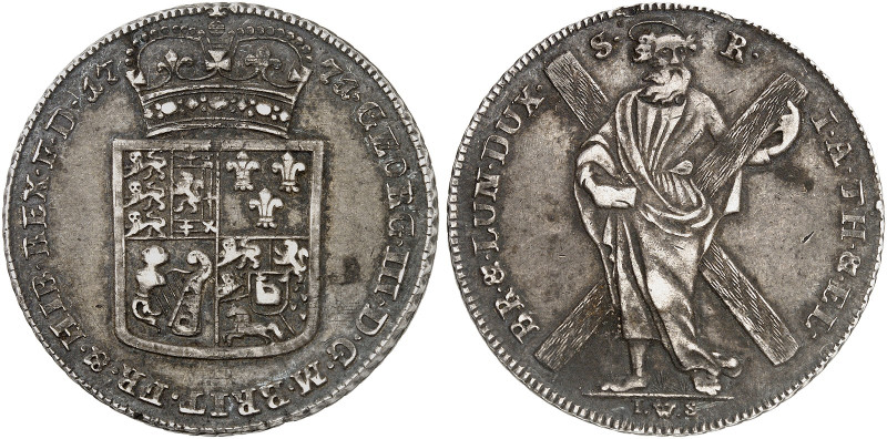 BRAUNSCHWEIG - CALENBERG - HANNOVER. Georg III., 1760-1820. 
Taler 1771, Claust...