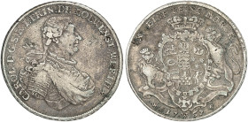 LÖWENSTEIN - WERTHEIM - ROCHEFORT. Karl Thomas, 1735-1789. 
Konventionstaler 1767, Wertheim. Dav. 2403, Wibel 239 R ! min. Sfr., f. ss