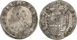 MAINZ. - Erzbistum. Lothar Friedrich, Freiherr von Metternich-Burscheid, 1673-1675. 
Sortengulden zu 60 Kreuzer 1673. Dav. 648, P. A. 500 Var., Slg. ...